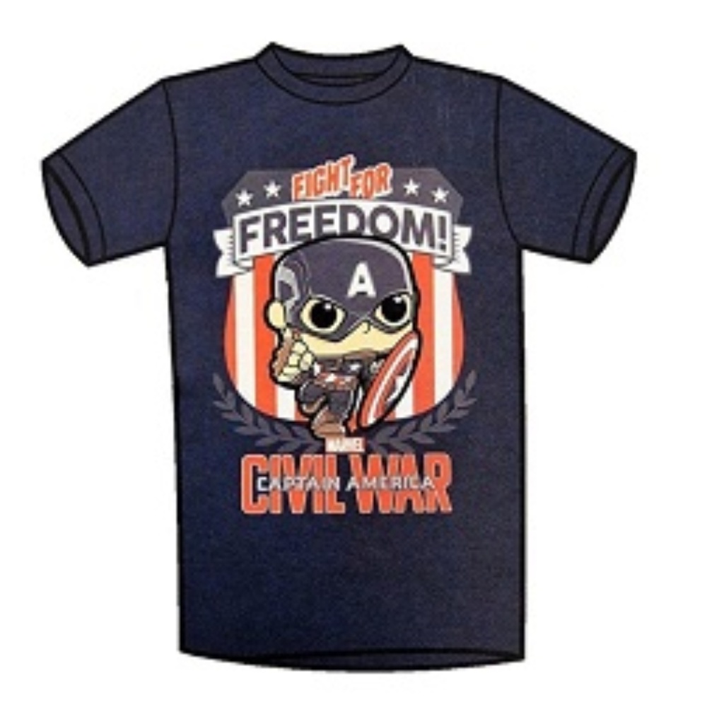 Funko POP! Tees Captain America Unisex T-Shirt